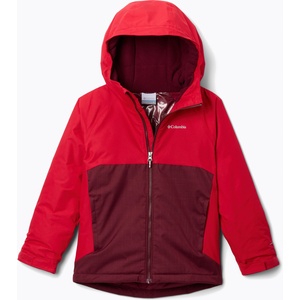 Columbia Детско скиорско яке Columbia Alpine Action III rich wine melange/mountain red