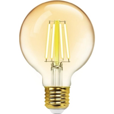 Aigostar B.V. LED Stmívatelná žárovka FILAMENT G80 E27/6W/230V 2700-6500K Wi-Fi AI1807