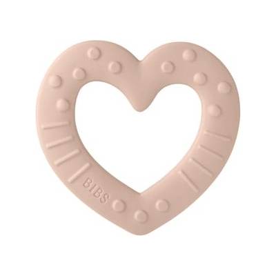 Bibs Heart kousátko Baby Bitie Blush