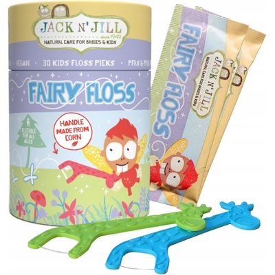 Jack N' Jill Zubná niť pre deti Fairy Floss 30 ks