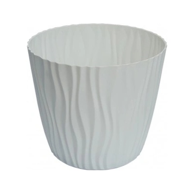 Gardino Květináč SAHARA 18 cm bílý