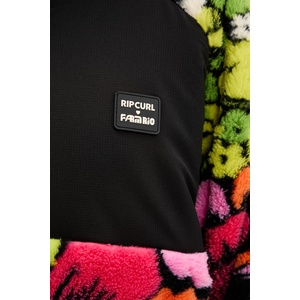 Rip Curl суичър с цип дамски от полар FARM RIO (0C6WFL)