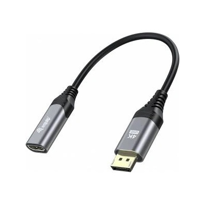 Digital Data Communications Equip 133445 адаптер за видео кабел 0, 15 м DisplayPort HDMI Черен, Сив