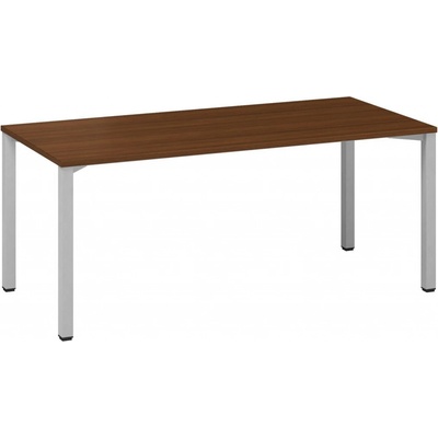 Interier Říčany Psací stůl Alfa 200, 180 x 80 cm ořech/stříbrná