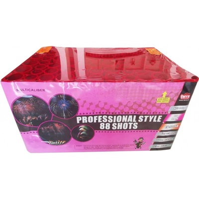 Ohňostroj Baterie výmetlic PROFESSIONAL STYLE BOX 88 ran 2x1 multikalibr Čína EP-5006B