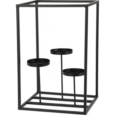 Svietnik na čajové sviečky Home Styling Collection 36 cm 3 sviečky