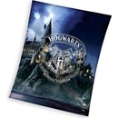 Carbotex Veľká mäkká deka Harry Potter škola čarov a kúziel v Bradaviciach