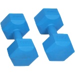 SPARTAN PVC ръчни гири, шестоъгълни 2x1 кг SPARTAN