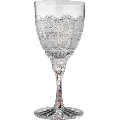 Glamour Crystal Broušená sklenice se zdobenou nožkou 2 x 220 ml