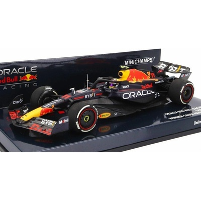 MINICHAMPS RED BULL F1 RB19 TEAM ORACLE RED BULL RACING N 11 WINNER SAUDI ARABIAN GP 2023 SERGIO PEREZ - MATT BLUE 1:43