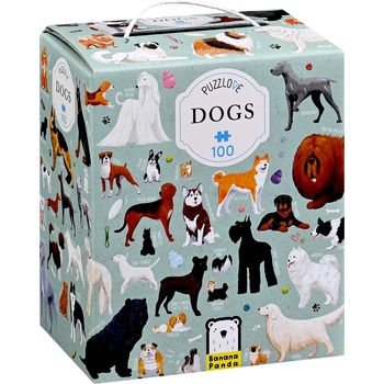 BANANA PANDA Детски пъзел Banana Panda от 100 части - Кучета (49214)
