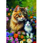 KS Games - Puzzle Cats Family - 300 piese