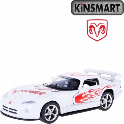Kinsmart Dodge Viper GTS-R biely 1:36