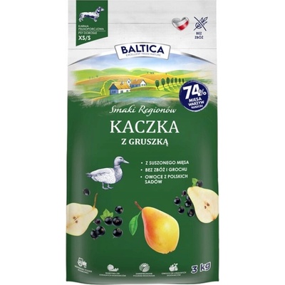 Baltica Kachna s hruškou bez obilovin XS/S 3 kg