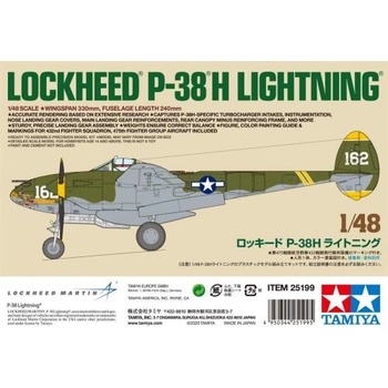 Tamiya Lockheed P-38H Lightning 1:48
