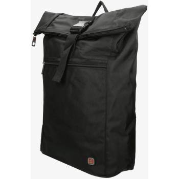 Enrico Benetti Cornell 17" Notebook Roll Top Black Раница Enrico Benetti | Cheren | ЖЕНИ | ONE SIZE