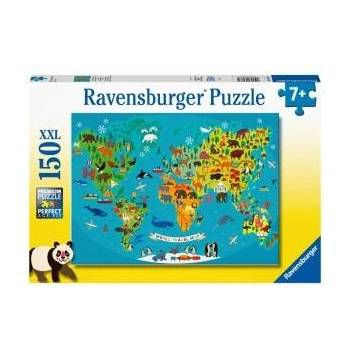 Ravensburger Map of animals XXL puzzle 150pcs
