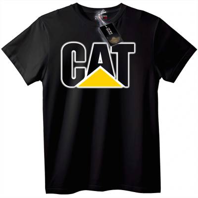 Тениска Caterpillar лого черна - 7XL, White