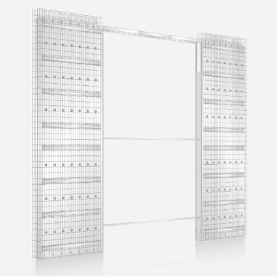 Eclisse dvoukřídlé 800+800/1970 mm x 108 mm do ZDI