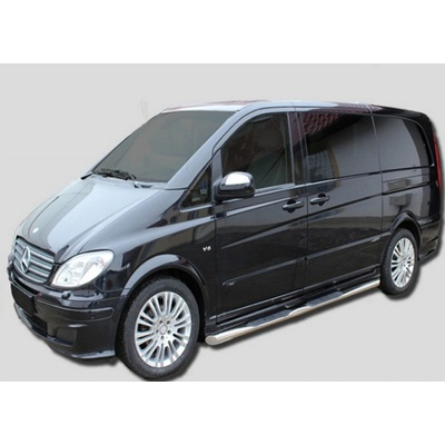 JJ & AUTOMOTIVE Boční nerezové rámy pro Mercedes Vito W639 SWB 2005-2013 | Zboží Auto