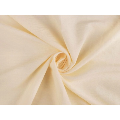 Halenkovina / plátno krešované splývavé, střední, 2 (130 g/m²) krémová světlá