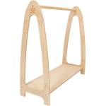 Meowbaby Детска закачалка от декор от бор в естествен цвят 60x96 cm Montessori - Meowbaby (WSHS01)