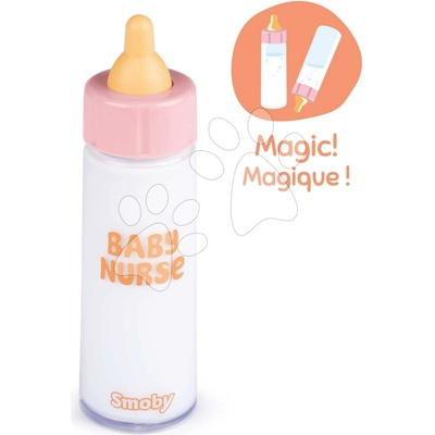 Smoby Fľaška pre bábiku Magic Bottle Baby Nurse s ubúdajúcim mliekom od 12 mes