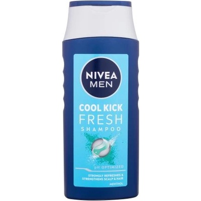 Nivea Men Cool Kick Fresh Shampoo 250 ml освежаващ шампоан за нормална към мазна коса за мъже