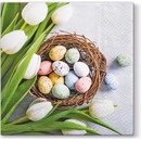 PAW servítky L Eggs and Tulips 33X33cm