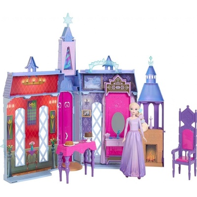 MATTEL Frozen kráľovský zámok arendelle s bábikou