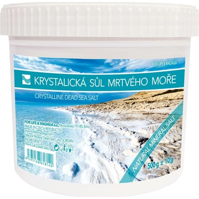 For Life & Madaga krystalická sůl z Mrtvého moře 500 ml
