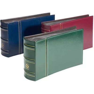 Leuchtturm Album na 100 ks FDC, CDV, pohlednic - 243 x 133 mm Červené