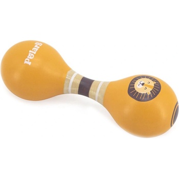 Viga Toys Двоен дървен маракас Viga Toys PolarB - Лъв (44091)