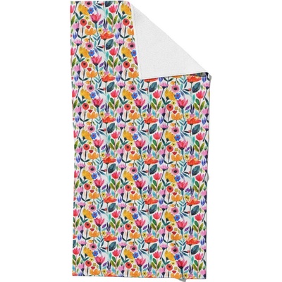 Takoy HT-00103 Rýchloschnúca osuška pestré kvety Luana 80 x 160 cm
