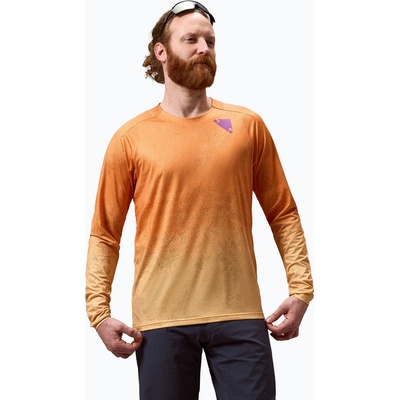 Endura Singletrack Print End Orange LS pánsky