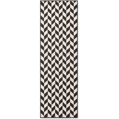 Ted Baker Черна/кремава пътека за открито и закрито 80x200 cm Haringey Terrick - Ted Baker (106378-80x200)