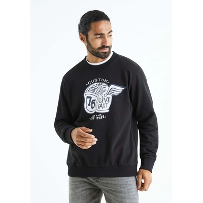 Celio Черен мъжки суитчър с надпис Celio Beprice Celio | Cheren | МЪЖЕ | S