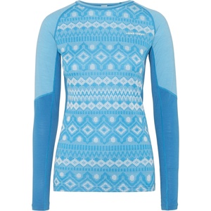 Kari Traa Дамско мериносово термобельо Kari Traa Women's Malia L/S Merino base layer - Ocean - размер XL (115-2343-0815)