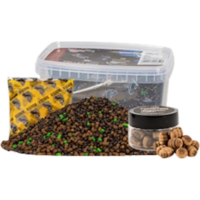BENZAR MIX Zimná súprava Pellet box + aróma + boilies Concourse Twister Green Betain 400g 150ml 30ml