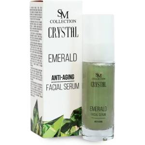 SM CRYSTAL Серум за лице с прах от Изумруд, 30мл