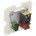 Efapel Мултимедиен контакт R-TV-SAT RJ45 Cat. 6 UTP оптична връзка SC APC (21545)