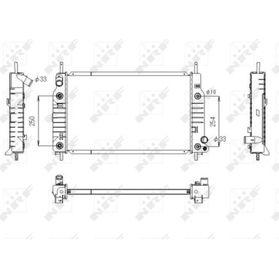 Chladič, chlazení motoru NRF53748 – Hledejceny.cz