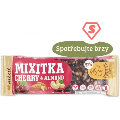 Mixit Mixitka BEZ LEPKU - Třešeň + mandle 45 g