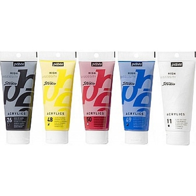 Pébéo Akrylová barva Studio Acrylics bílá 100 ml