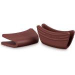 Le Creuset Ръкавица за фурна до тенджера за готвене 12 cm, комплект от 2 бр. , GARNET, силикон, Le Creuset (LECR42813009490000)