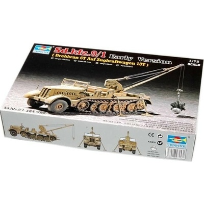 Trumpeter Sd. Kfz. 9/1 FAMO 18t w 6t crane Early Version 1:72