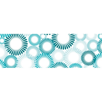 Dimex M-364 vliesová fototapeta na zeď Blue circles rozměry 330 x 110 cm