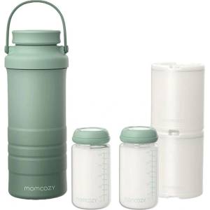 Momcozy Преносим охладител за кърма Momcozy - 325 ml, зелен (810123509522) - ozone