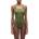 SUNDEK Бански костюм Sundek Marylin logo elastic one-piece swimsuit - Green (Curuba)