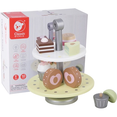 Classic World Дървена играчка Classic World - Поставка за сладкиши (CW50514)
